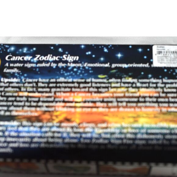 NIP Love Pearl Creations Cancer Zodiac Necklace with Stainless Steel Chain 16" - Picture 4 of 6